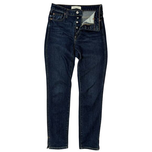 Trave Womens Jeans Size 28 Lawson Slim Full Length Dark Wash